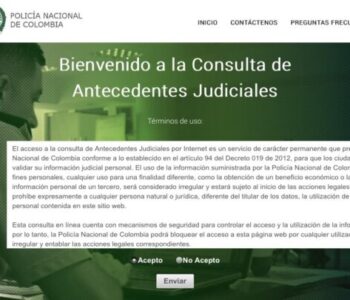 Antecedentes Judiciales Colombia